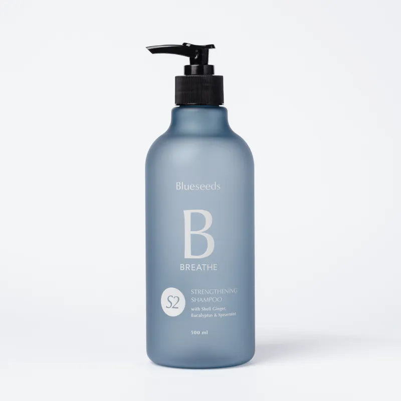 S2 Strengthening Shampoo with Shell Ginger, Eucalyptus & Spearmint 500ml/ 100ml