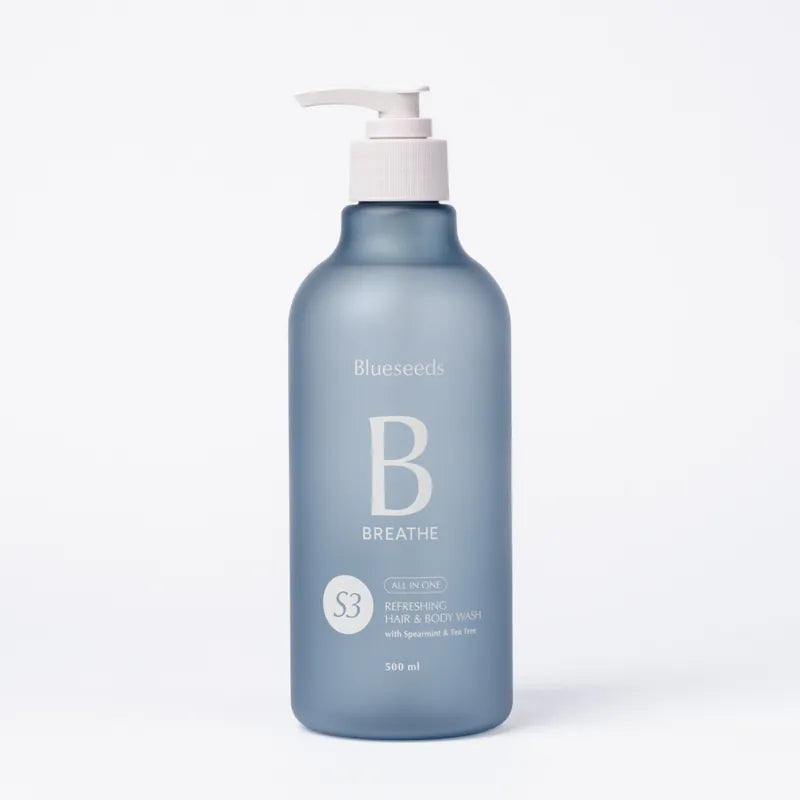 S3 All in One purifying HAIR & BODY WASH Tea Tree & Mint  500ml/ 100ml