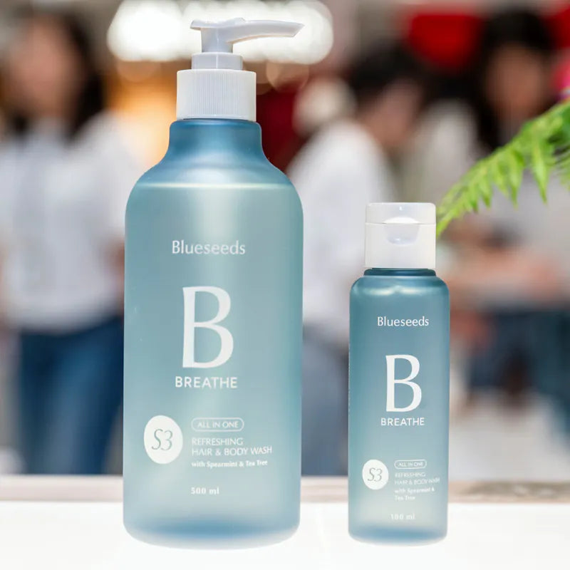 S3 All in One purifying HAIR & BODY WASH Tea Tree & Mint  500ml/ 100ml